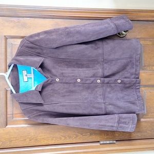 Caribbean Joe Sueded Fabric Jacket Size Medium